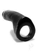 Oxballs Penetrator Silicone Cock Ring Dildo 7in - Black