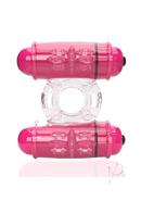 4b Double Wammy Silicone Rechargeable Dual Vibrating...